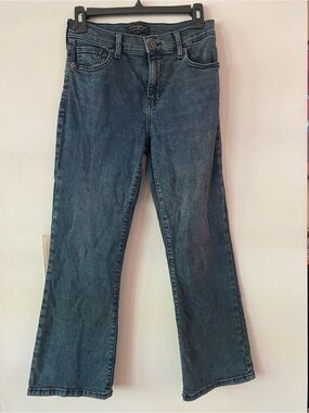 Banana Republic Women's Cropped Bootcut - Dark Blue Denim